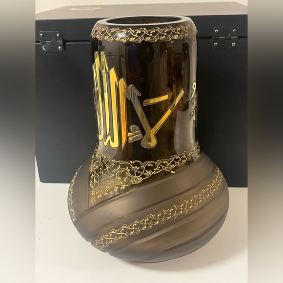 Pasabahce Hand Made Glass 24 K Gold Neck Limited Edition , Made in Turkey - Picture 4 of 14